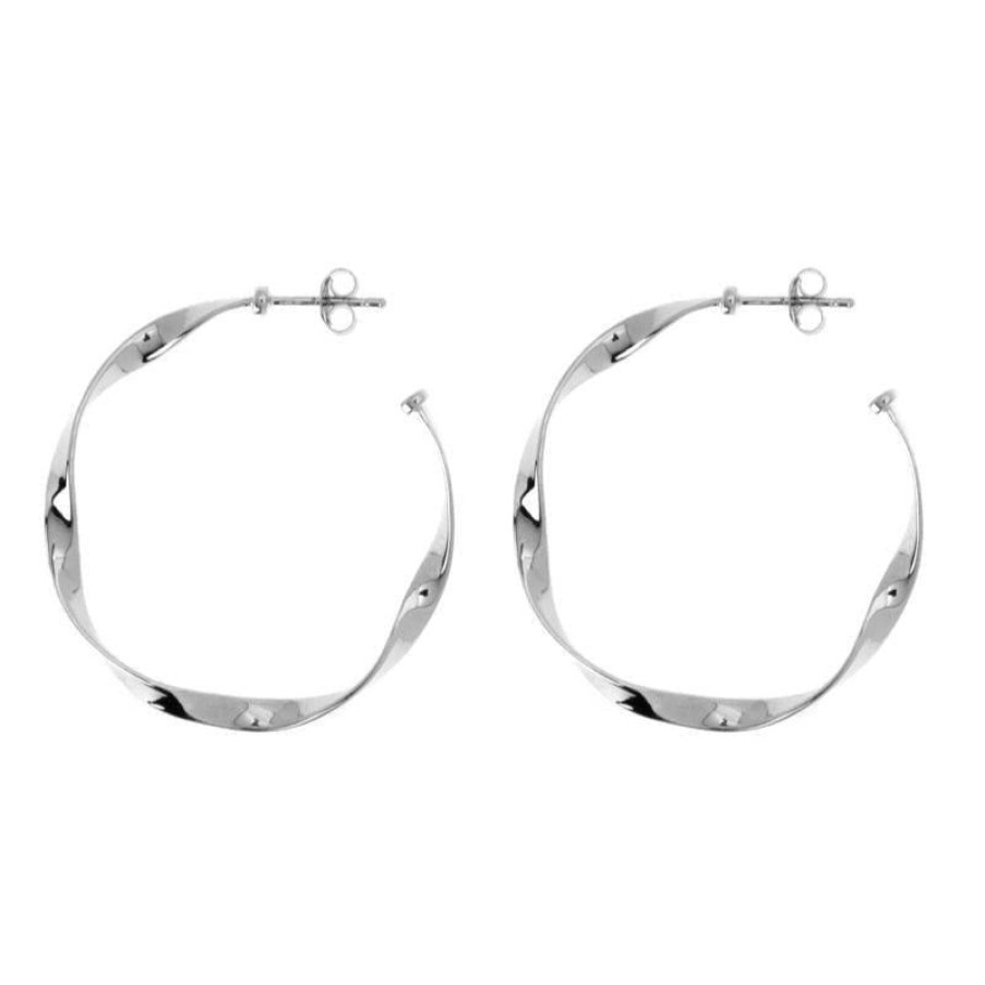 Smykker Hultquist Copenhagen Creoler & Hoops | Hultquist Copenhagen Charlie Solv Oreringe - S02039S