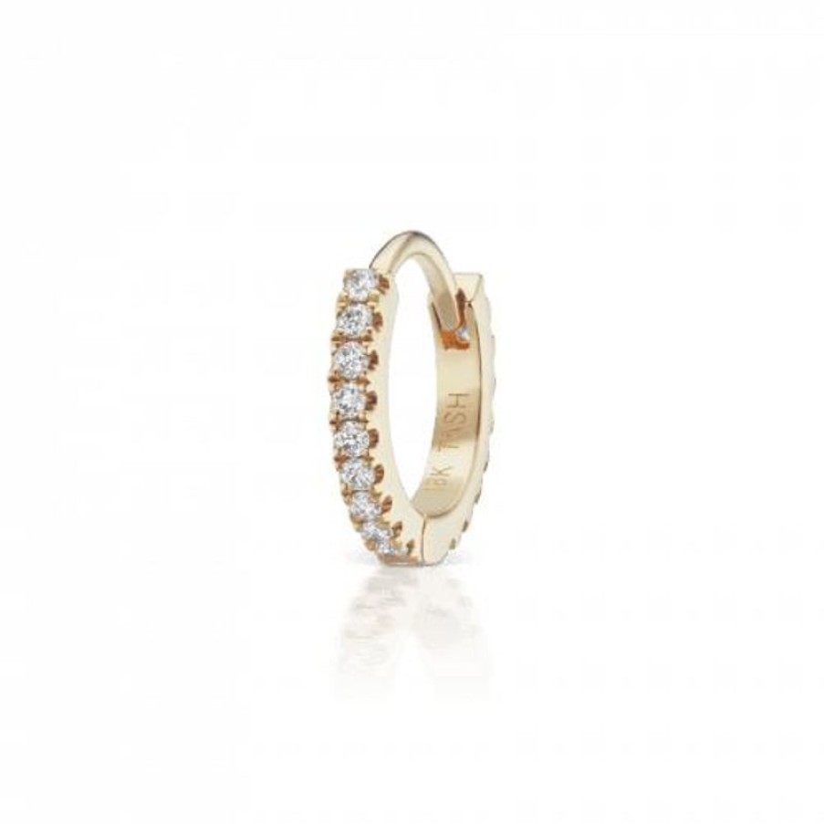 Smykker MARIA TASH Piercinger | Maria Tash 6.5Mm Diamond Eternity Ring 18Kt