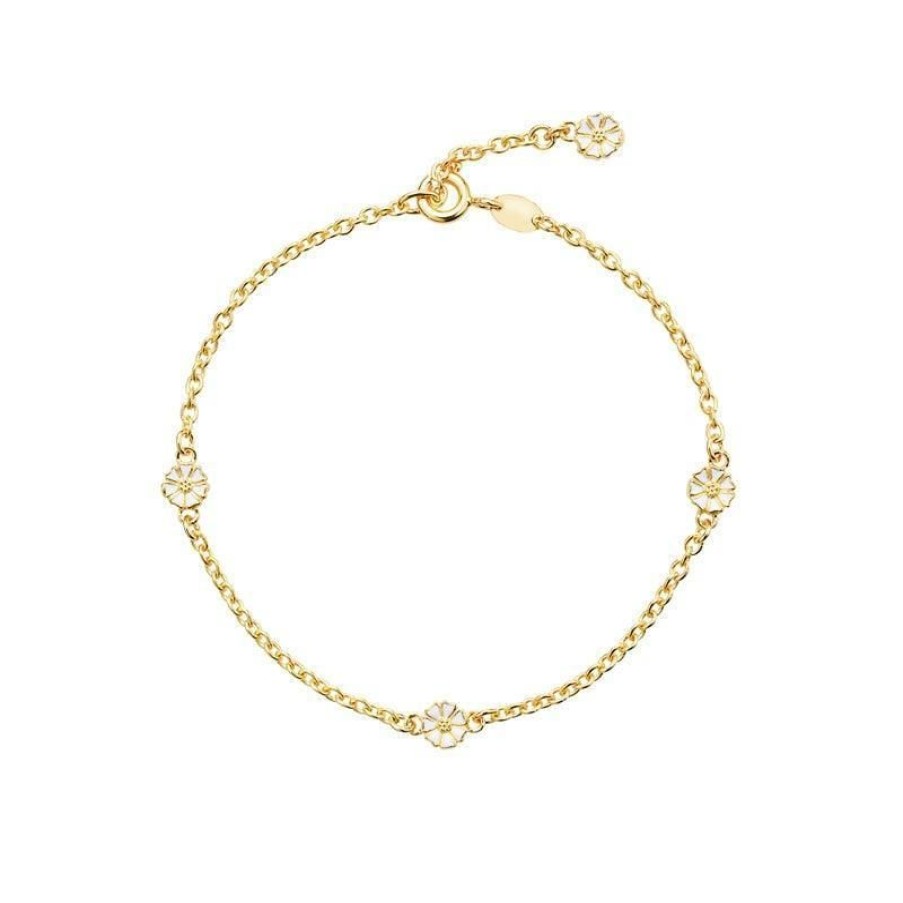 Smykker Lund Copenhagen Forgyldt Armband | Marguerit Forgyldt Guld Armband - 90105017-M