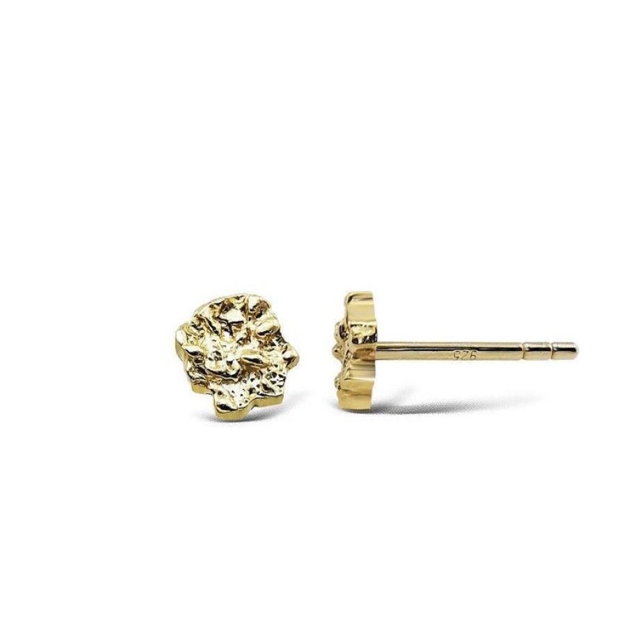 Smykker Jeberg Jewellery Oreringe | Jeberg Jewellery I Am Gold Dainty Orestik Solvforgyldt - 51980