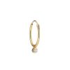 Smykker The Earring Shop Oreringe | The Earring Shop Golden Hour Forgyldt Hoop - Ss2013