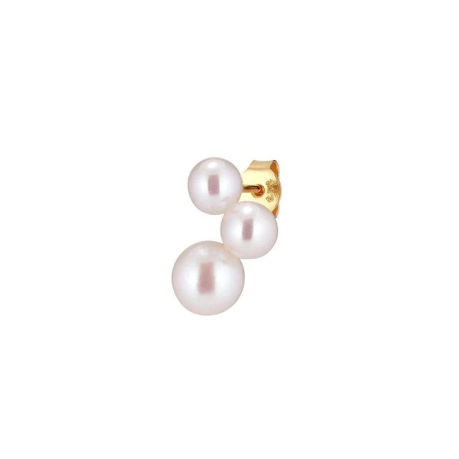 Smykker The Earring Shop Perleoreringe | The Earring Shop Trois Left Perle Orestik - Fw2124