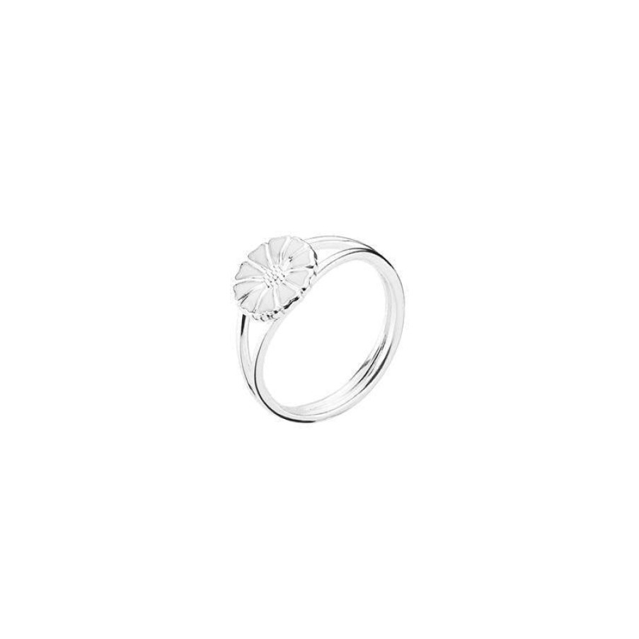 Smykker Lund Copenhagen | Marguerit Solv Ring 9Mm - 907009-H