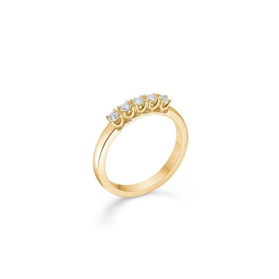 Smykker Mads Z | Mads Z 14 Kt. Crown Alliancering Diamant 0,20 Ct.