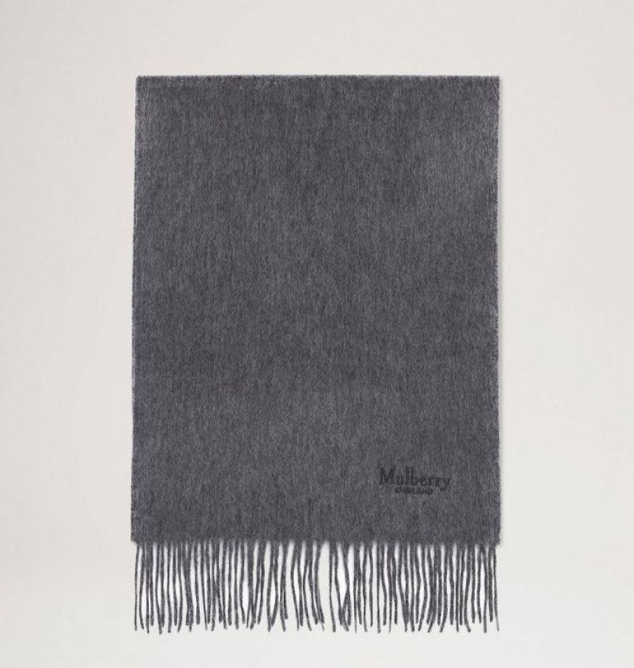 Mulberry Mulberry | Mulberry Torklaede - Cashmere Scarf Grey