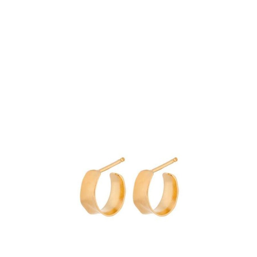 Smykker Pernille Corydon Oreringe | Pernille Corydon Mini Saga Earrings - E-407-Gp