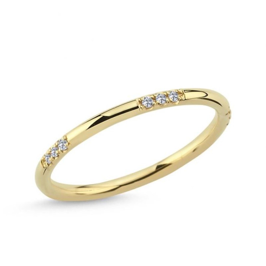 Smykker Nuran Forlovelsesringe | Nuran 14Kt Noelle Ring Med Diamanter