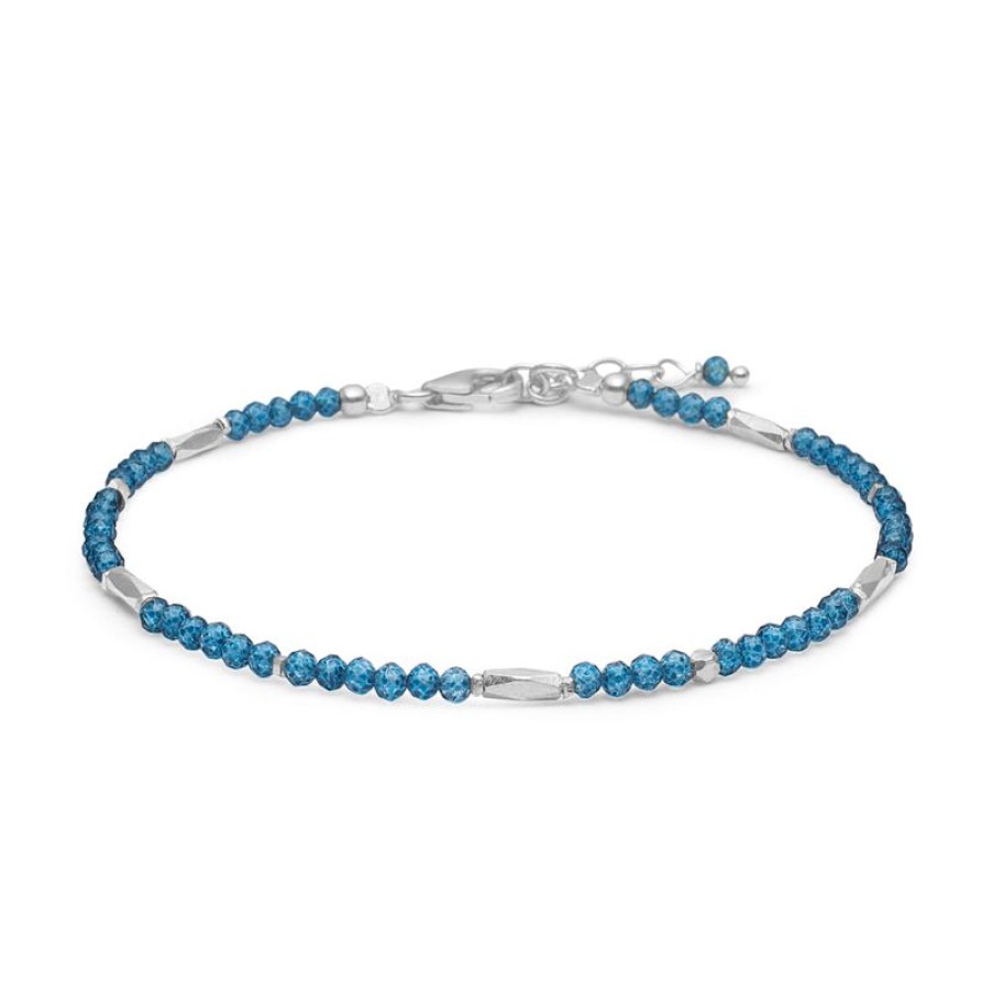 Smykker Studio Z Solv Armband | Studio Z Evergreen Armband Med London Blue Topas - 8156851