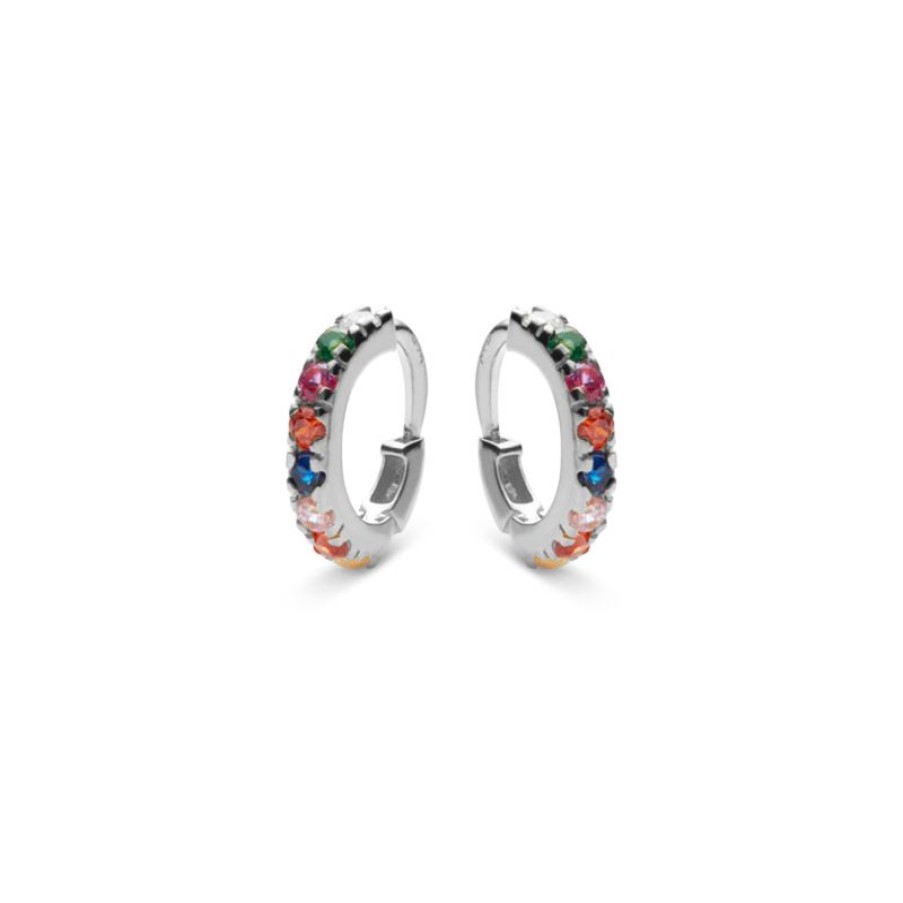 Smykker Maanesten Oreringe | Maanesten Nubia Colour Earrings I Solv - 9337C