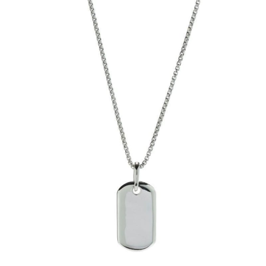 Smykker Alexander Lynggaard CPH Halskaeder Til Maend | Alexander Lynggaard Cph Hope Dog Tag Necklace