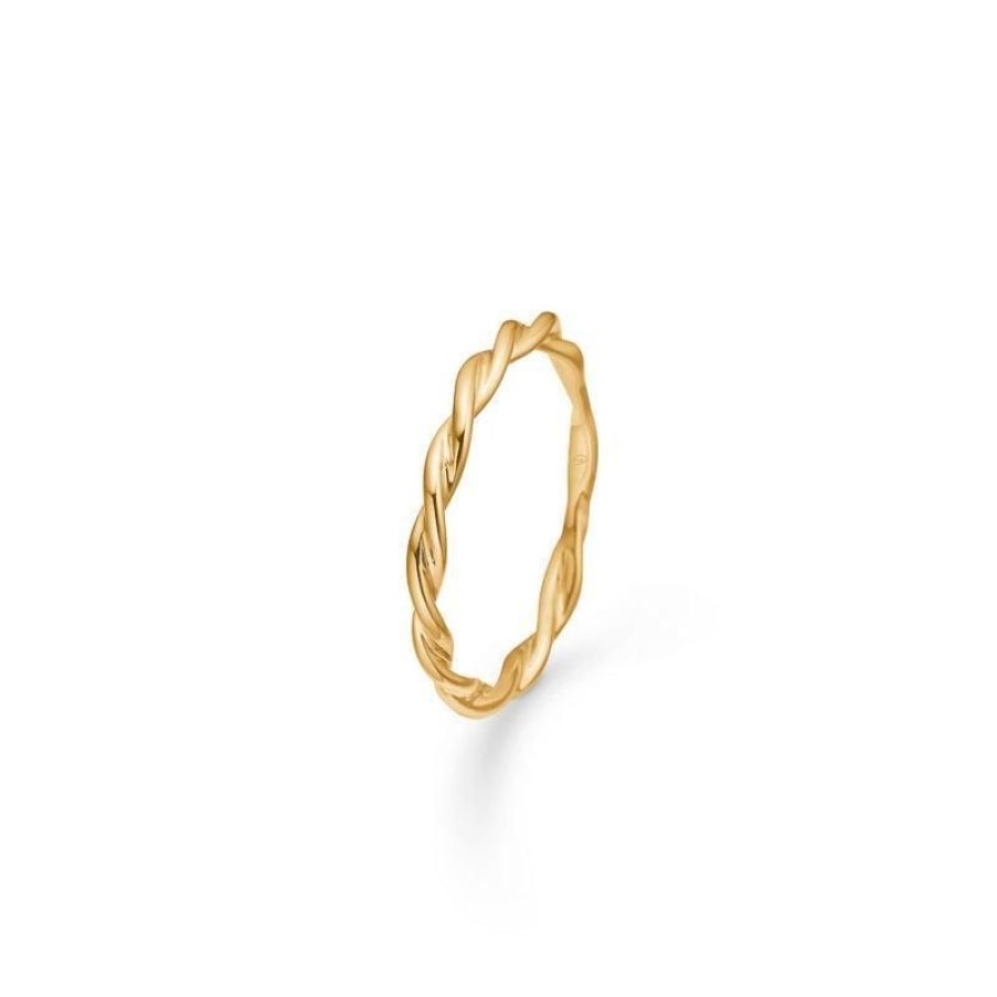 Smykker Mads Z Guld Ringe | Mads Z 14Kt Poetry Twist Ring