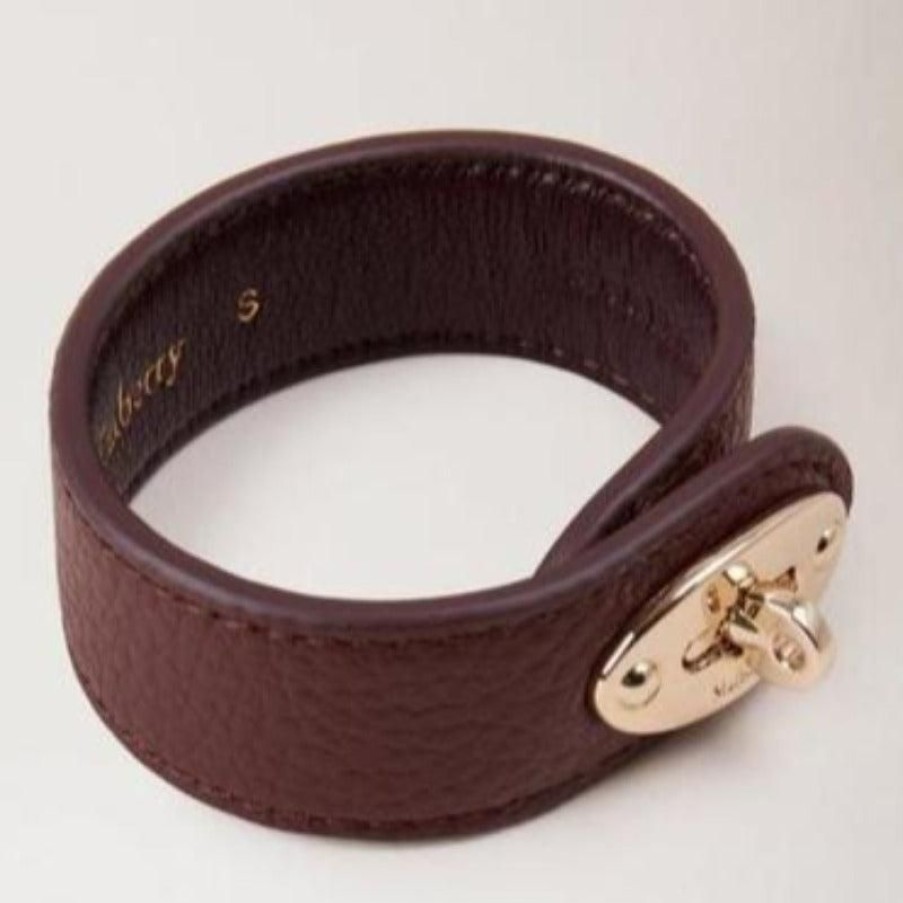 Mulberry Mulberry | Mulberry Bayswater Leather Armband Oxblood