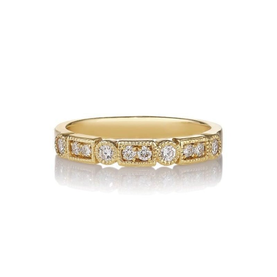 Smykker Anpé Atelier CPH Guld Ringe | Anpe Atelier Trine Ji Diamond Ring 14Kt Guld