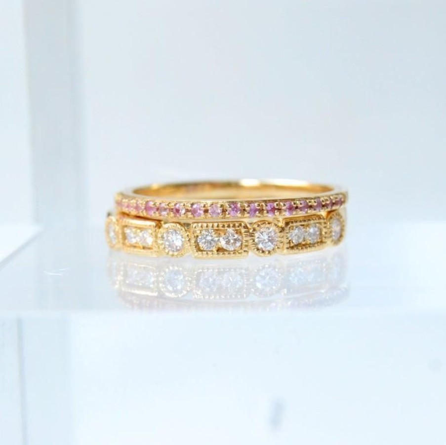 Smykker Anpé Atelier CPH Guld Ringe | Anpe Atelier Trine Ji Diamond Ring 14Kt Guld