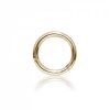 Smykker MARIA TASH Piercinger | Maria Tash 6.5Mm Plain Ring 14Kt