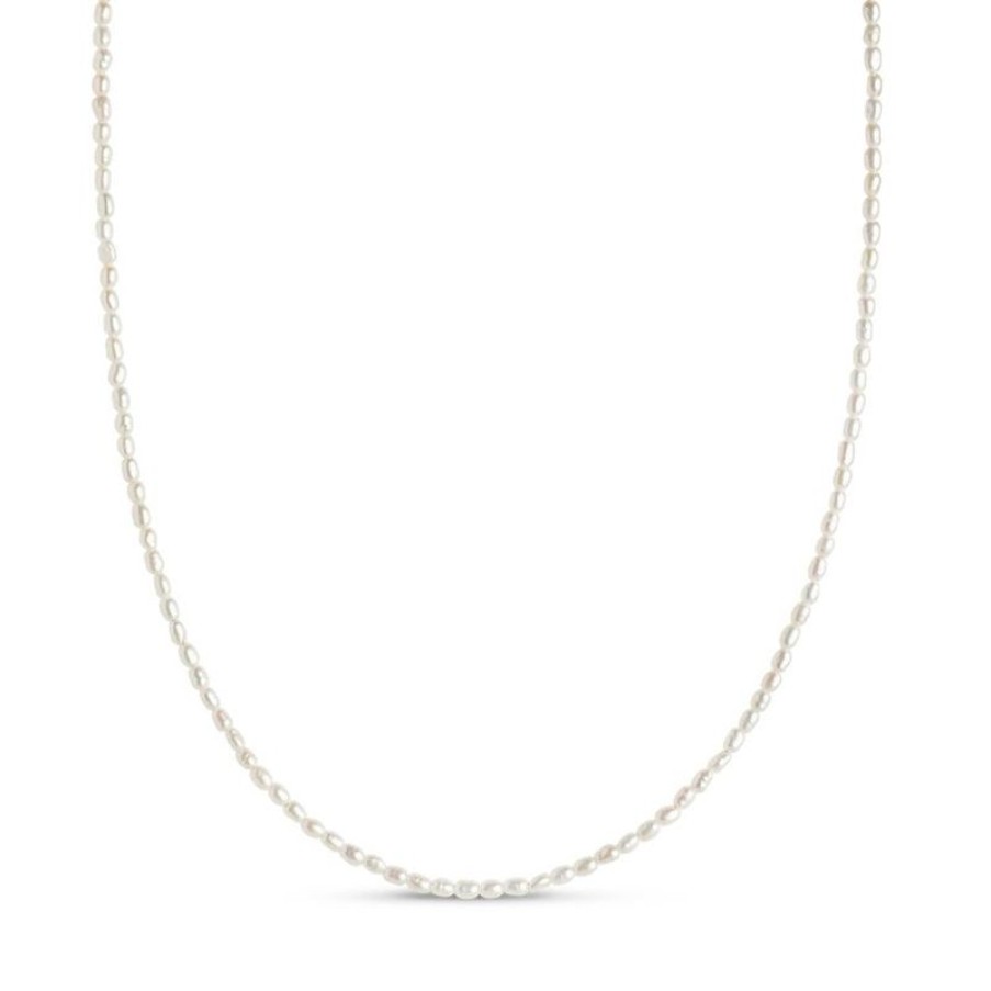 Smykker Enamel | Enamel Erna Pearl Necklace - N104G