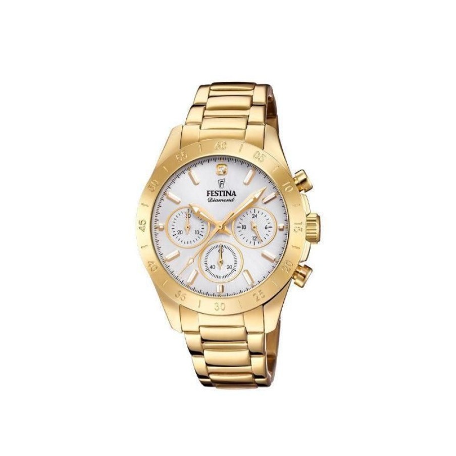 Ure Festina Dameure | Festina Dameur Diamond Chrono 20400/1