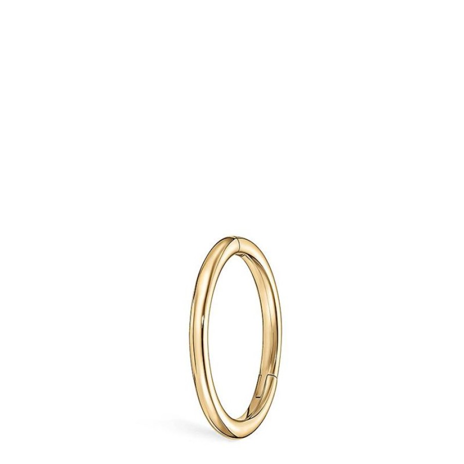 Smykker MARIA TASH Oreringe | Maria Tash 8Mm Plain Ring 14Kt