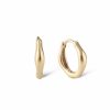 Smykker Jeberg Jewellery Creoler & Hoops | Jeberg Jewellery Balance Creoler Solvforgyldt -51860