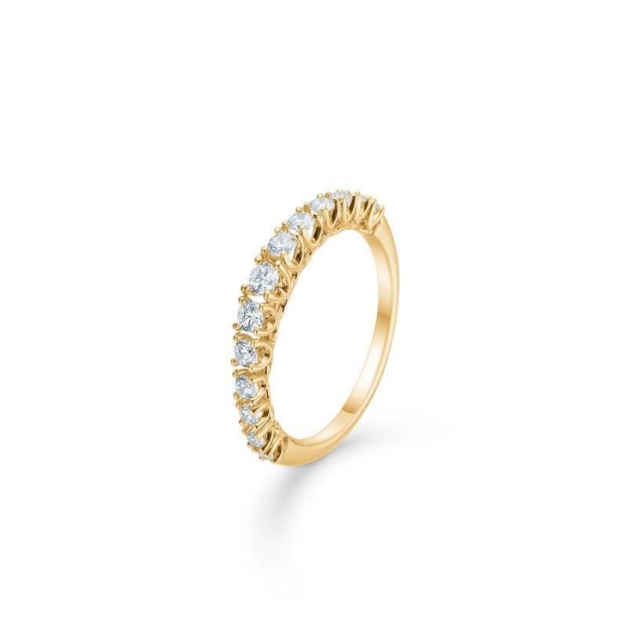 Smykker Mads Z Guld Ringe | Mads Z 14 Kt. Crown Princess Diamant Ring 0.50 Ct.