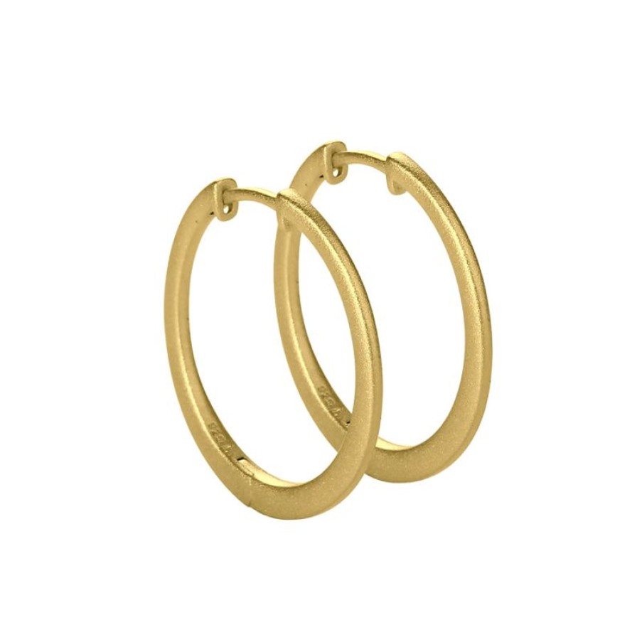 Smykker Aqua Dulce Creoler & Hoops | Aqua Dulce Juliet Sand Hoop - 4659