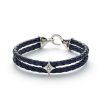 Smykker Alexander Lynggaard CPH Armband Til Maend | Alexander Lynggaard Cph Bolo Blue Leather