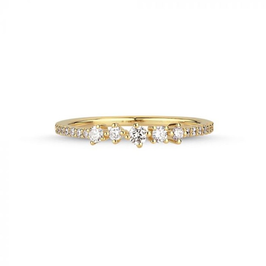 Smykker Nuran Forlovelsesringe | Nuran 14Kt Noelle Ring Med Diamanter - A3056