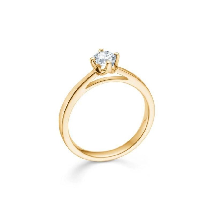 Smykker Mads Z Guld Ringe | Mads Z 14Kt. Crown Diamant Ring 0.34Ct