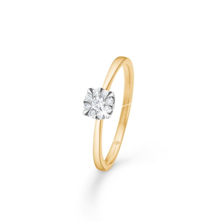 Smykker Mads Z Guld Ringe | Mads Z Diamond Dream Ring 0.12Ct W. Si