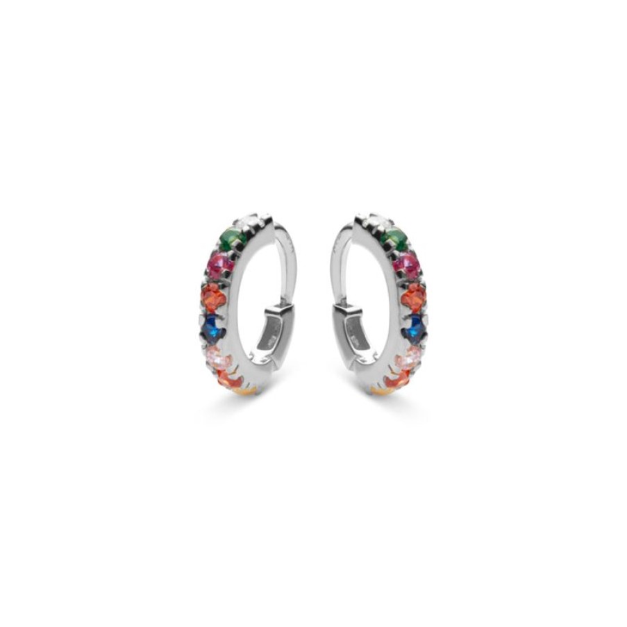 Smykker Maanesten Creoler & Hoops | Maanesten Nubia Colour Earrings I Solv - 9337C